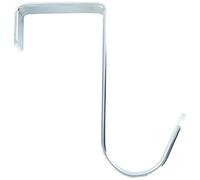 Merriway BH03349 Heavy Duty Over Door Hanger with Single Oval Hook - Polished Chrome