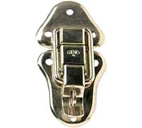 Merriway BH03562 Nickel Plated Lockable Toggle Catch Case
