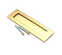 Merriway BH03589 250 x 75mm (10 inchx 3 inch) Victorian Letter Plate Polished Brass