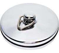 Merriway BH03915 45mm 1.3/4 inch Chrome Plated Metal Bath Basin Shower Plug Stopper