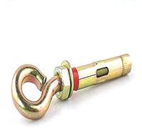 Merriway BH03920 Eye Bolt with Sleeve Anchor M10 x 58 Shield, Silver