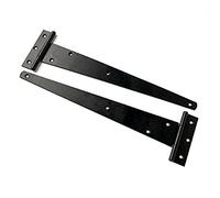 Merriway BH04348 (2 Pcs) Heavy Duty Black Japanned Tee Hinge, 450 mm, 18 inch - Pack of 2 Pieces
