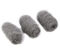 Merriway BH04381 3 x 20 g ASW13 Steel Wool No. 3 Grade - Coarse , Grey