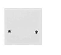 Merriway BH04524 45amp Cooker Outlet Plate White