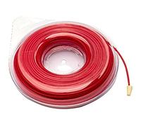 Merriway BH04574 Heavy Duty Trimmer Line - Red, 3.0 mm x 60 Metres (0.120 in x 195 foot)