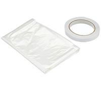 Merriway BH04947 StormSeal Window Insulation Secondary Double Glazing Shrink Film Kit, Supplied with Double-Sided Tape, Covers 6 x 1.5 Metres 9.0 Sqm (19'6 inch x 4'11 inch / 95sq ft)