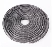 Merriway BH04955 StormSeal Door & Window Brush Pile Waterproof Dust & Draught Excluder Strip, Self Adhesive 10mm Thickness x 5 Metres (3/8 inch x 16.25ft) - Grey