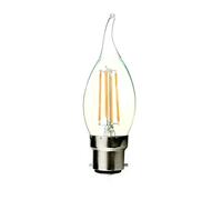 Merriway BH05041 2 W LED Filament Bulb, Glass, B22d - Warm White