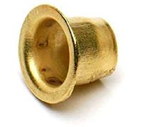 Merriway BH05092 (8 Pcs) Electro-Brassed Steel Banjo Style Bookcase Socket - Pack of 8 Pieces