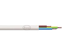 Merriway BH05696 3-Core Round Flex Cable, 2183Y 2.5mm White, 5 Metres (16.5 feet)