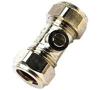 Merriway BH05747 Isolating Valve, 22mm-Chrome