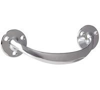 Merriway BH05753 Bow Shaped Cupboard Cabinet Door Handle, 150mm (6 Inch), Polished Chrome