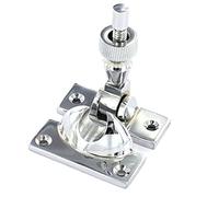 Merriway BH05754 Brighton Style Screw Down Sash Window Fastener Lock-Polished Chrome