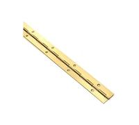 Merriway BH05813 EB Piano Hinge, 900 x 25 mm Open (36 x 1 inches) - Brass Plated