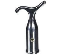 Merriway BH05852 Fanlight Skylight Window Catch Pole Hook - Polished Chrome