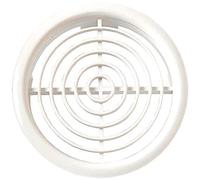 Merriway BH06210 (10 Pcs) Louvred Soffit Vent White 100 mm (4 Inch) - Pack of 10 Pieces