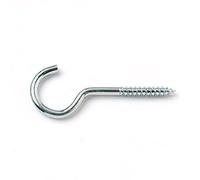Merriway BH06679 (5 Pcs) 304 Grade Stainless Steel Screw-in Hooks 55mm - Pack of 5 Pieces