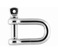 Merriway BH06883 Stainless Steel 316 A4 Marine Grade D Shackle M10 (3/8 inch)