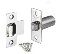 Merriway BH06960 Adjustable Roller Catch Steel Nickel Plated