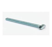 Merriway BH07062 (10 Pcs) Hex Head Bolts with Nuts, BZP Steel M10 x 100 mm - Pack of 10 Pieces