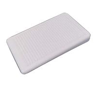 Merriway BH07094 (75 Pcs) White Furniture Window Soft Ridged Stackable Wedges Shims Handy Box - Pack of 75 Pieces