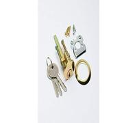Merriway BH07268 Replacement Brass Cylinder with 2 Keys, Gold Tone
