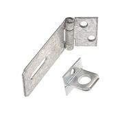 Merriway BH07793 Heavy Duty Galvanised Safety Hasp & Staple Hasp and Staple