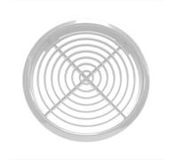 Merriway® BH08179 Round Soffit Vents - White 100mm Dia. (Pack of 2)