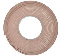 Merriway StormSeal Door and Window Draught Excluder Weatherstrip, Self Adhesive Extra Thick High Density EVA Foam, BH03401, 7 mm Wide x 7 mm Thick, 15 Metre (49 foot), Brown (Pack of 3 x 5 Metre)