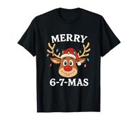 Merry 6-7-mas Funny 67 Six Seven Meme Xmas Christmas T-Shirt