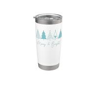 Merry and Bright Stainless Steel Insulated Tumbler