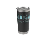 Merry and Bright Stainless Steel Insulated Tumbler