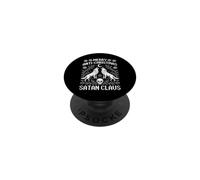 Merry Anti-Christmas Satan Claus Festive Apparel PopSockets Adhesive PopGrip