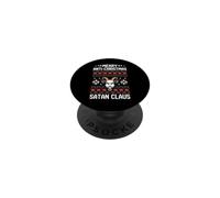 Merry Anti-Christmas Satan Claus Festive Apparel PopSockets Adhesive PopGrip