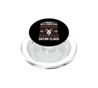 Merry Anti-Christmas Satan Claus Festive Apparel PopSockets PopGrip for MagSafe