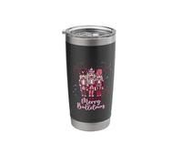 Merry Balletmas Nutcracker Christmas Ballerian Ballet Stainless Steel Insulated Tumbler