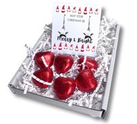 Merry & Bright Christmas Mini Gift Hamper with Silver Star Earrings