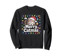 Merry Catmas Funny Christmas Cat Owner humor Sweatshirt