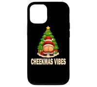 Merry Cheekmas Vibes Christmas Shirt Cute Santa Xmas Holiday Case for iPhone 12/12 Pro