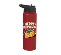 Merry Cheesemas Cheese Stainless Steel Insulated Water Bottle
