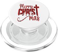 Merry Christ Mas Christian Christmas Jesus Christmas Family PopSockets PopGrip for MagSafe