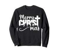 Merry Christ Mas Christian Christmas Jesus Christmas Family Sweatshirt