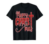 Merry Christ Mas Christian Christmas Jesus Christmas Family T-Shirt