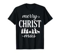 Merry Christ Mas Jesus Christian Christmas Family T-Shirt