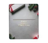 Merry Christmas 1 Mouse Pad, Computer Mouse Pad, Easy Sliding, Durable, Portable, Office and Home, Multiple Sizes