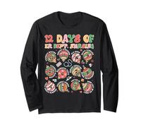 Merry Christmas 12 Days of ER Dept Nursing Emergency Room Long Sleeve T-Shirt