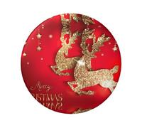 Merry Christmas 3 Printing 6cm Round Tinplate Badge Single Side Printed Perfect For Personal Style Decoration And Gift Giving