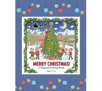 Merry christmas.A magical coloring book: Adorable illustrations