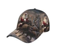 Merry Christmas Adjustable Baseball Cap Hat for Stylish Comfort and Sun – Unisex, and Breathable Headwear for All-Season Use Black, Black, One size