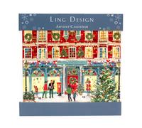 Merry Christmas Advent Calendar | Christmas Advent Calendar Traditional Advent Calendar | Picture Advent Calendar Paper Advent Calendar - 23cm